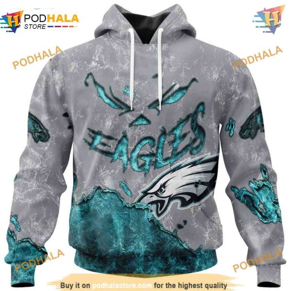 Devil Eyes Philadelphia Eagles 3D Hoodie, NFL Eagles Apparel