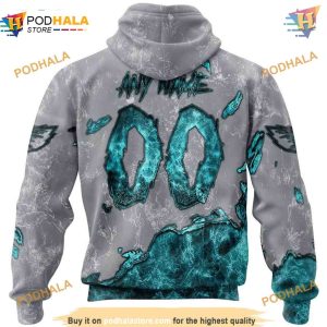 Devil Eyes Philadelphia Eagles 3D Hoodie NFL Eagles Apparel 2