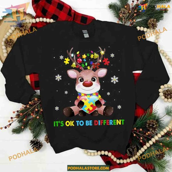 Different Reindeer Christmas Shirt, Best Family Christmas Gifts