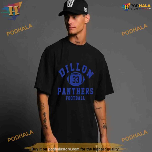 Dillon 33 Panthers Football Shirt For Women Men