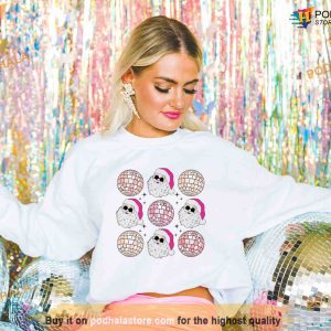 Disco Christmas Pink Sweatshirt Funny Christmas Gift Ideas 2