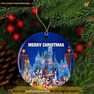 Disney 100th Anniversary Ornament, 2023 Ceramic Christmas Ornament for Children