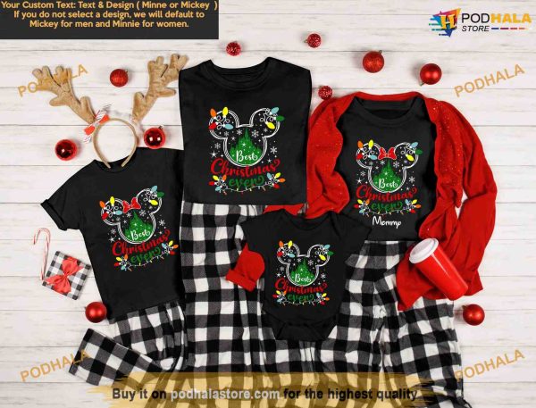 Disney Best Christmas Ever Shirt, Disney Christmas 2023, Christmas Family Disney Shirt