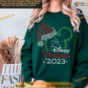 Disney Christmas 2023 Sweatshirt Disney Group Vacation Disney Family Christmas Shirt 2