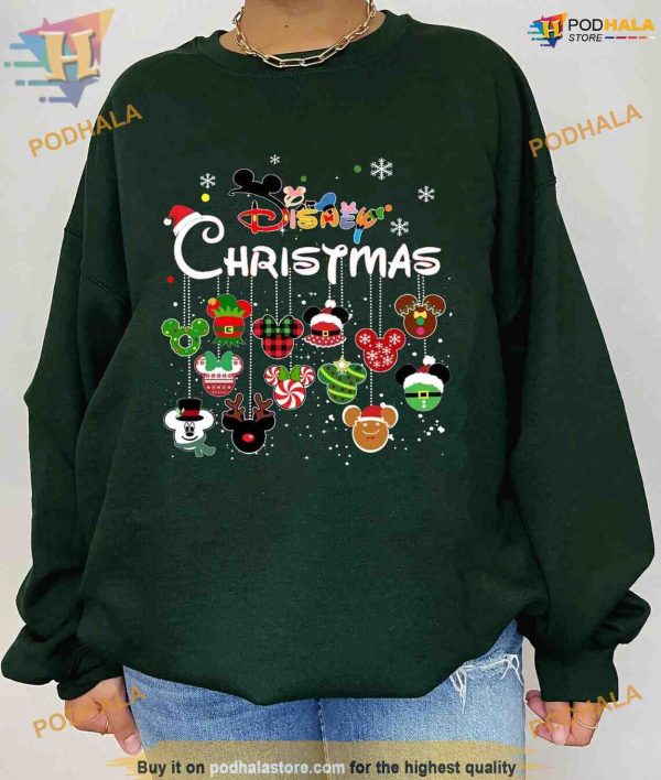 Disney Christmas 2023 Sweatshirt, Disneyland Family Tee, Xmas Gifts For Dad
