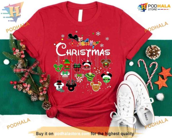 Disney Christmas 2023 Sweatshirt, Disneyland Family Tee, Xmas Gifts For Dad
