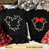 Disney Christmas Lights Tees, Mickey and Minnie Christmas Shirt, Disney Family Vacation