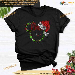 Disney Christmas Longsleeve Shirt Mickey Minnie Party Christmas Family Disney Shirt 2