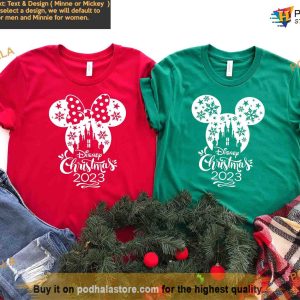 Disney Christmas Shirt 2023, Matching Disney Vacation, Merry Christmas Tee
