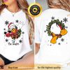 Disney Donald Duck Tis The Season Xmas shirt, Mickey and Friends Very Merry Xmas Party 2023