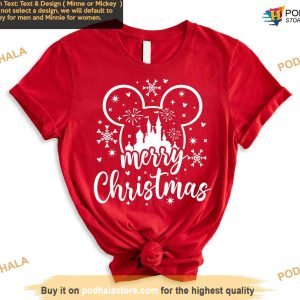 Disney Merry Christmas Shirt Personalized Disney Family Matching Great Christmas Gifts For Mom 2