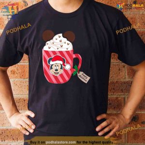 Disney Mickey Mouse Happy Christmas Hot Chocolate Cocoa Mug Shirt Xmas Gifts 3