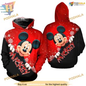 Disney Mickey Xmas Unisex Hoodie, Funny Xmas Gifts