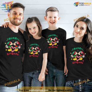 Disney Mickey and Minnie Mouse Christmas Love Merry Kissmas Shirt 2 1