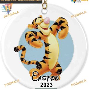 Disney Tigger 2023 Custom Family Christmas Ornaments