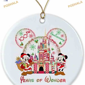 Disney World 100Th Celebration 2023, Personalized Family Ornament
