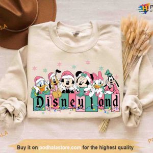 Disneyland Christmas Pink Sweatshirt Family Funny Christmas Shirt 2