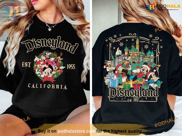 Disneyland Mickey and Friends Christmas Shirt, Xmas Gift
