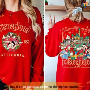 Disneyland Mickey and Friends Christmas Shirt Xmas Gift 2