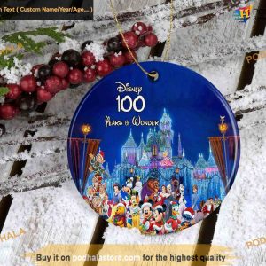 Disney's 100 Years of Wonder Ornament, 2023 Christmas Ornament for Celebration