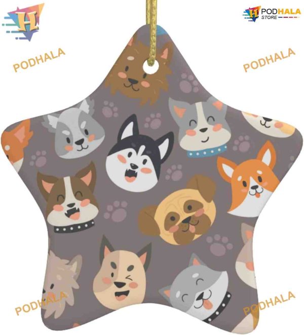 Dog Paw Christmas 2023, Personalized Family Christmas Ornaments, Xmas Decor