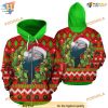Dolphin Wreath Pattern Red Funny Christmas Hoodie, Xmas Gifts