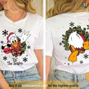 Donald Duck Festive Season Matching Family Xmas Shirt, Magic Kingdom 2023