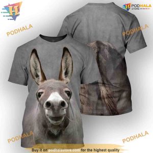Donkey Full All Over Printed Funny Animal Costume 3D Hoodie Sweatshirt 2