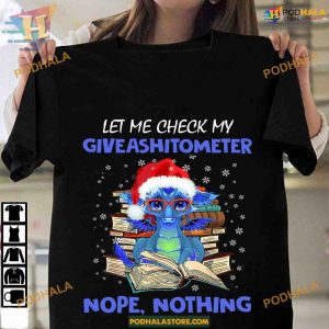 Dragon Book Reading Christmas Shirt, Matching Family Xmas Shirt
