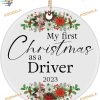 Driver's First Christmas Ornament 2023, Family Tree Decoration