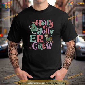 ER Nurse Christmas Emergency Room Tech Aid Squad ER ED Women Shirt Hoodie 2