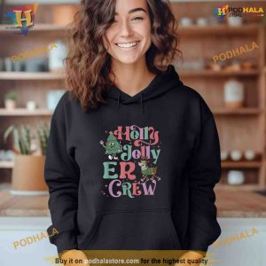 ER Nurse Christmas Emergency Room Tech Aid Squad ER ED Women Shirt Hoodie 3