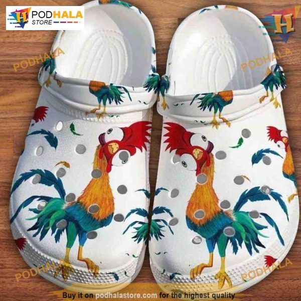 Eat Crocs, Sleep Crocs, Farm Style Funny Rooster for Farm Enthusiasts