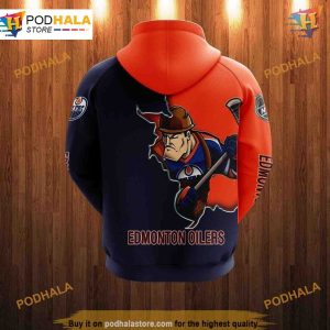 Edmonton Oilers Cartoon Graphic 3D Hoodie Trending Sweatshirt 2