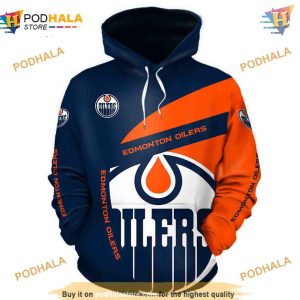 Edmonton Oilers Hooded Long Sleeve 3D Hoodie Trending Fan Gift 1