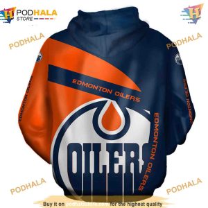 Edmonton Oilers Hooded Long Sleeve 3D Hoodie Trending Fan Gift 2