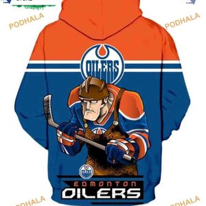 Edmonton Oilers Ultra Cool Long Sleeve 3D Hoodie Trending Apparel 2