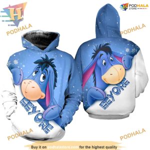 Eeyore Christmas Unisex Hoodie, A Donkey's Xmas Tale