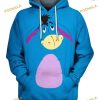 Eeyore Donkey 3D Hoodie, Unique Disney Cartoon Clothing