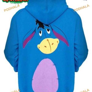 Eeyore Donkey 3D Hoodie Unique Disney Cartoon Clothing 2