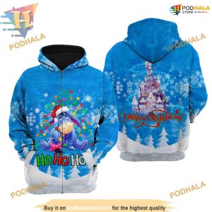 Eeyore's Holiday Style Hoodie, Funny Christmas Gift Ideas