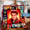 Elvis Presley Rock Blanket, Personalized King of Rock Fleece