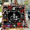 Elvis Presley's Cozy Christmas, Unique Personalized Fleece Blanket