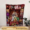 Elvis Retro King's Blanket, Rock Memorabilia Fleece Blanket, Funny Xmas Gifts