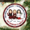 Endless Friendship Ceramic Ornament, Custom Christmas Ornaments Gifts 2023