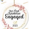 Engagement 2023 Ornament, Personalized Couples Christmas Tree Decor