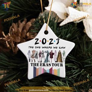 Eras Tour Ornament Concert Memory 2023 Swiftie Christmas Ceramic Keepsake 3