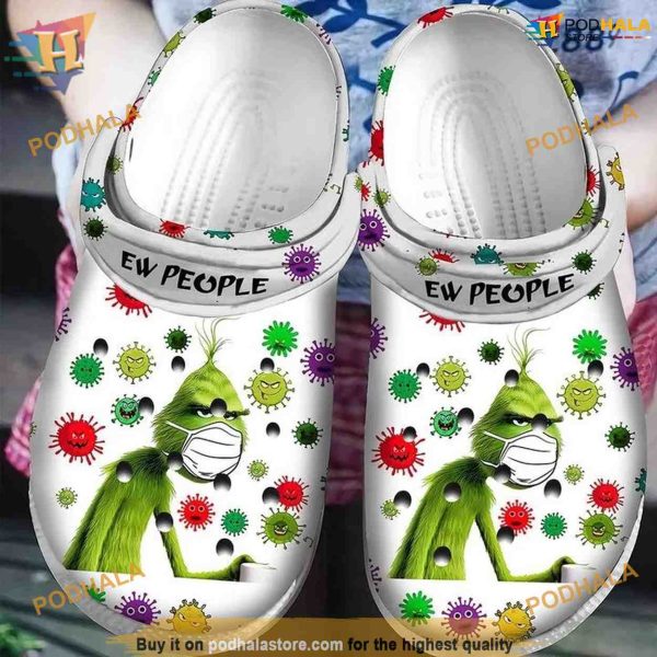 Ew People The Grinch Christmas Crocs Shoes, Creative Christmas Gift Ideas