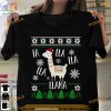 Fa La La Llama Ugly Xmas Shirt, Hilariously Cute Funny Xmas Gifts