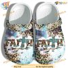 Faith Jesus Christian Christmas Leopard Crocs, Grandma Jesus God Croc Gifts